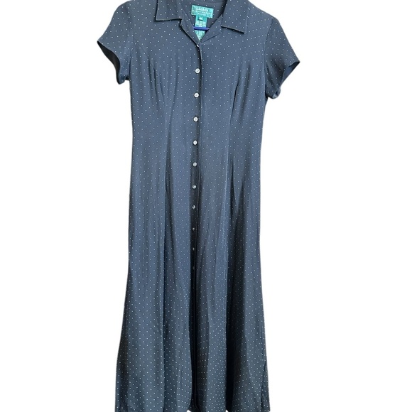 Ralph Lauren Polka Dot Silk Dress - Picture 6 of 6